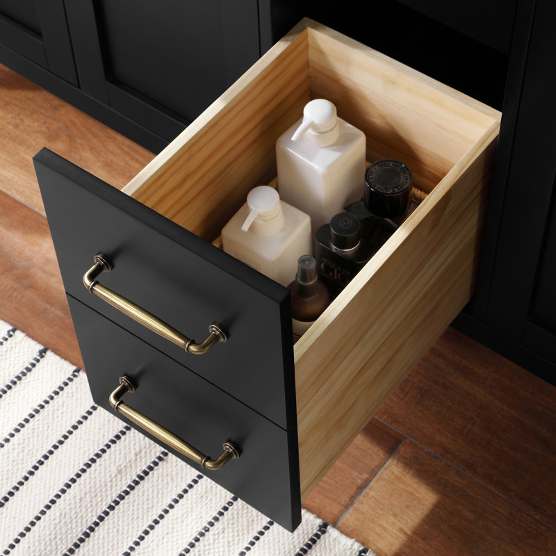 Martha Stewart Skylands 60'' Freestanding Double Bathroom Vanity with